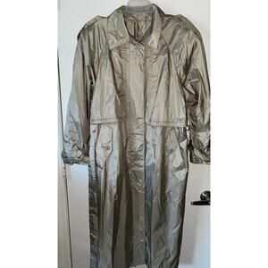 Women's Trench Coat Beige Light Brown British Mist Size 9/10 p